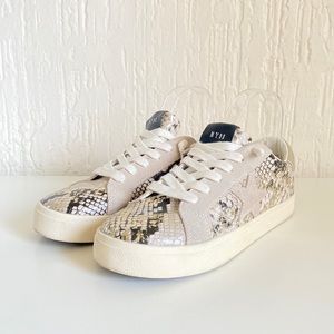 Steve Madden Philosophy Reptile Sneakers Shoes Size 8.5